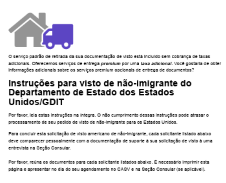 Imagem Agendamento visto americano